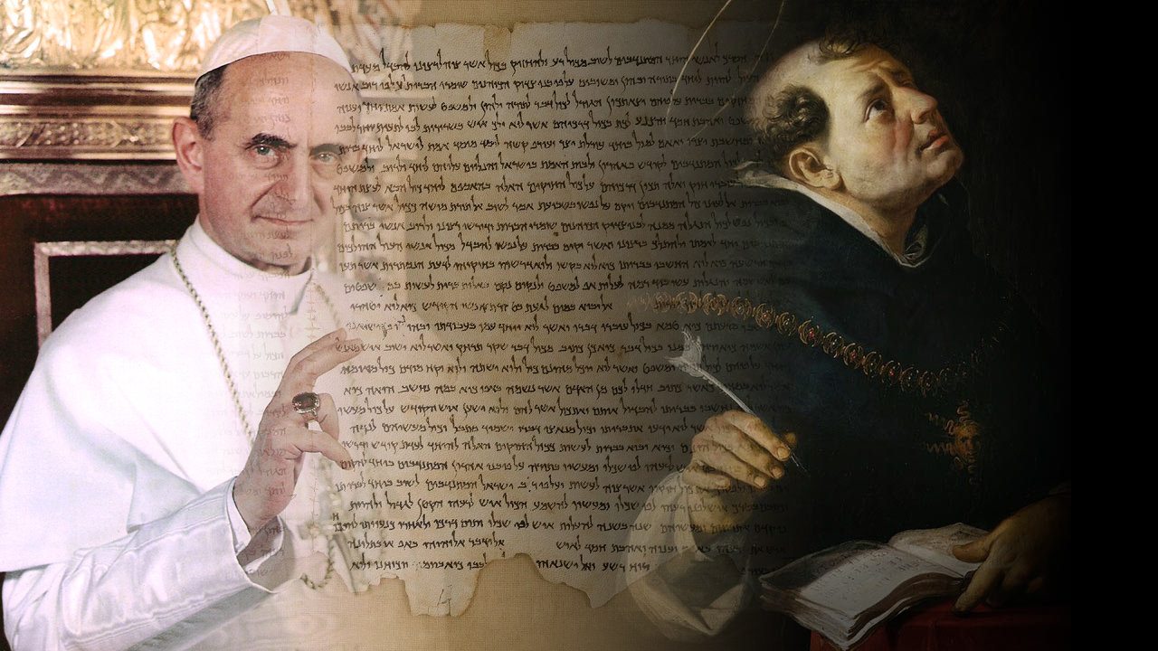 São Paulo VI e Santo Tomás de Aquino