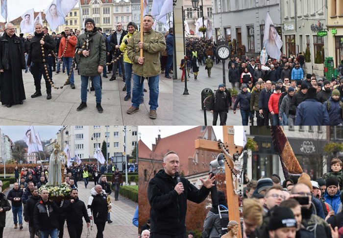 Na Polônia, Cavaleiros de Maria reúnem mais de três mil homens  rezando o Santo Rosário pelas ruas