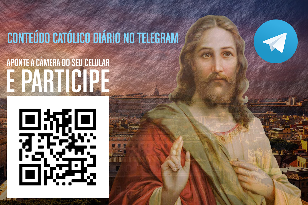 Canal católico no Telegram 