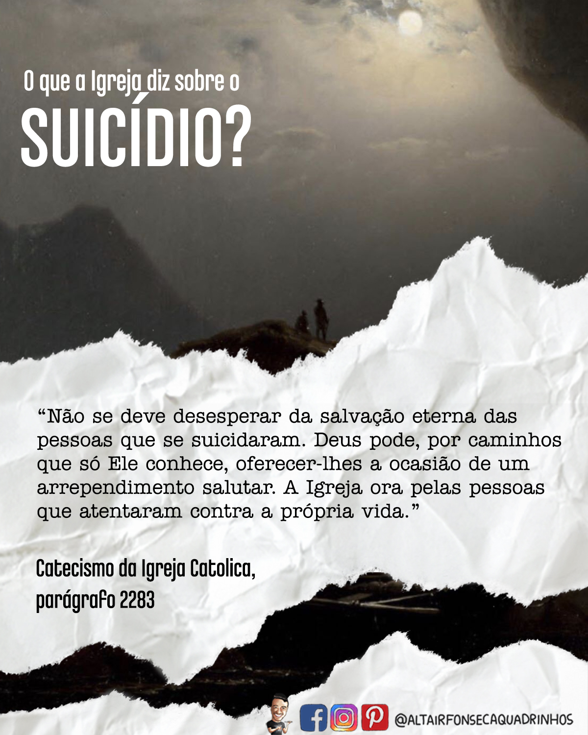 O que a Igreja diz sobre o suicídio