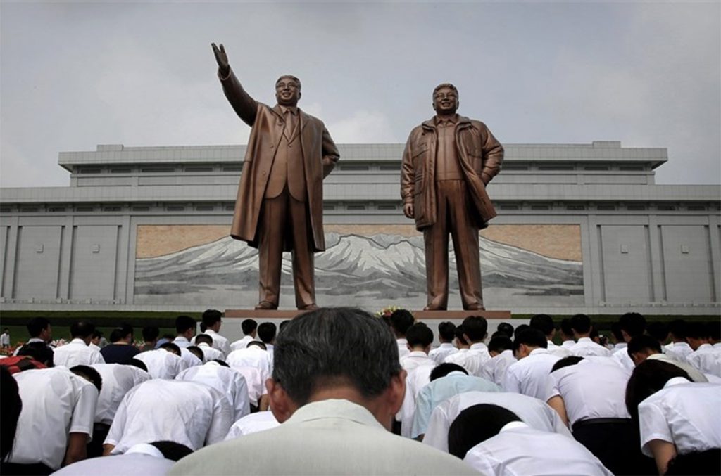O regime comunista e ateu da Coreia do Norte