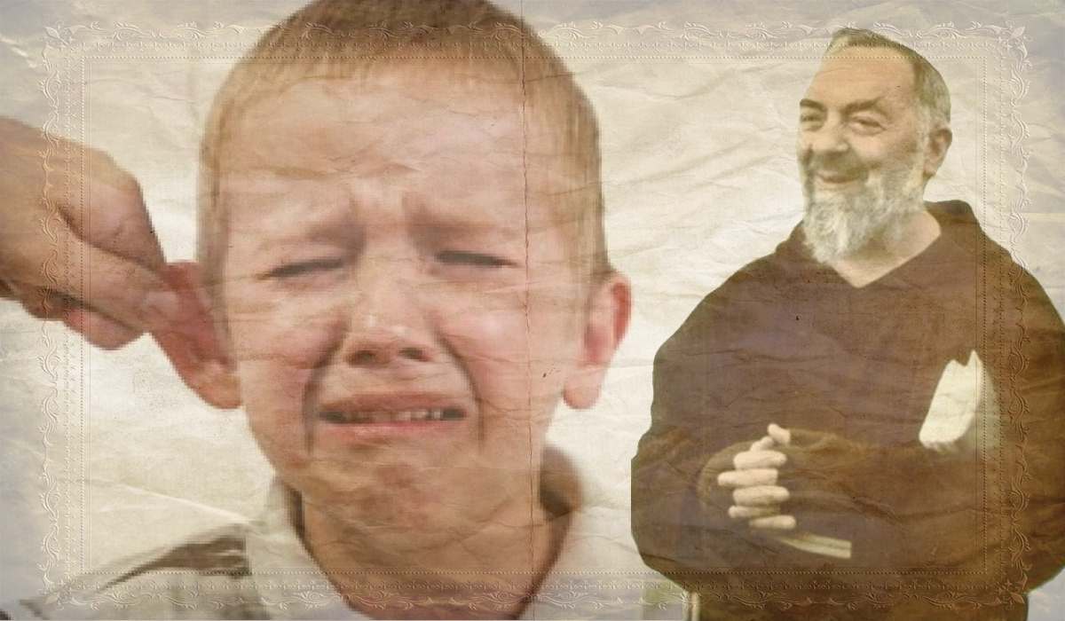 Puxão de orelha de Padre Pio