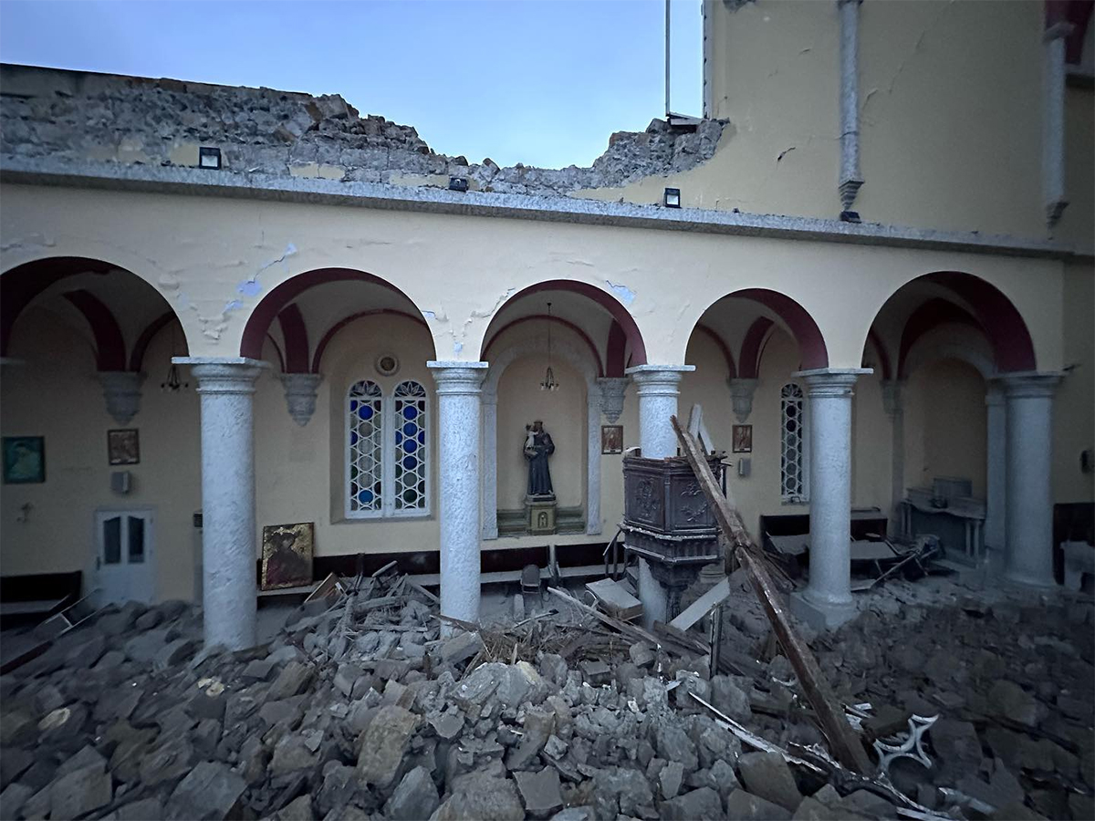 Catedral destruída na Turquia