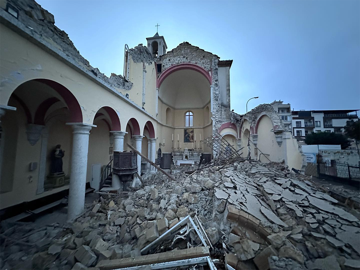 Catedral destruída na Turquia