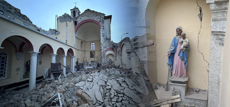 Você viu? Imagem de Nossa Senhora permanece intacta no meio dos escombros após terremoto na Turquia e Síria