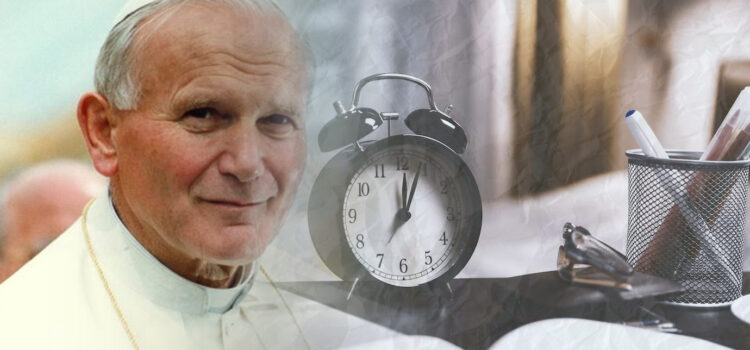 Como você tem usado o seu tempo? São João Paulo II te convida a refletir