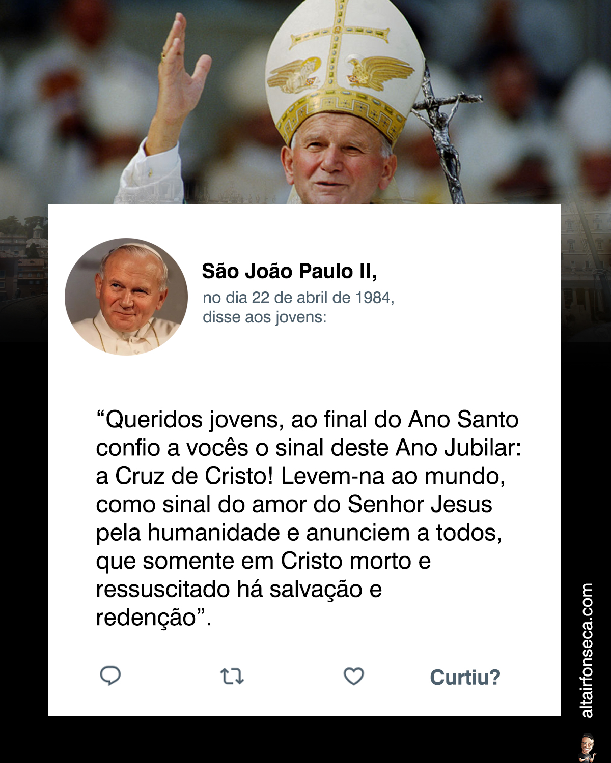 São João Paulo II para os jovens 