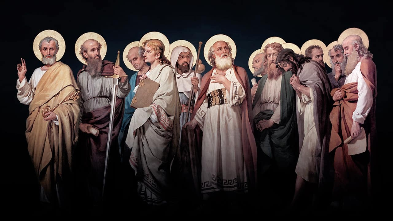 Os nomes dos 12 Apóstolos