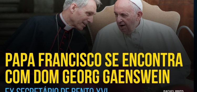 Depois de sua demissão do cargo, ex-secretário de Bento XVI se encontra com Papa Francisco