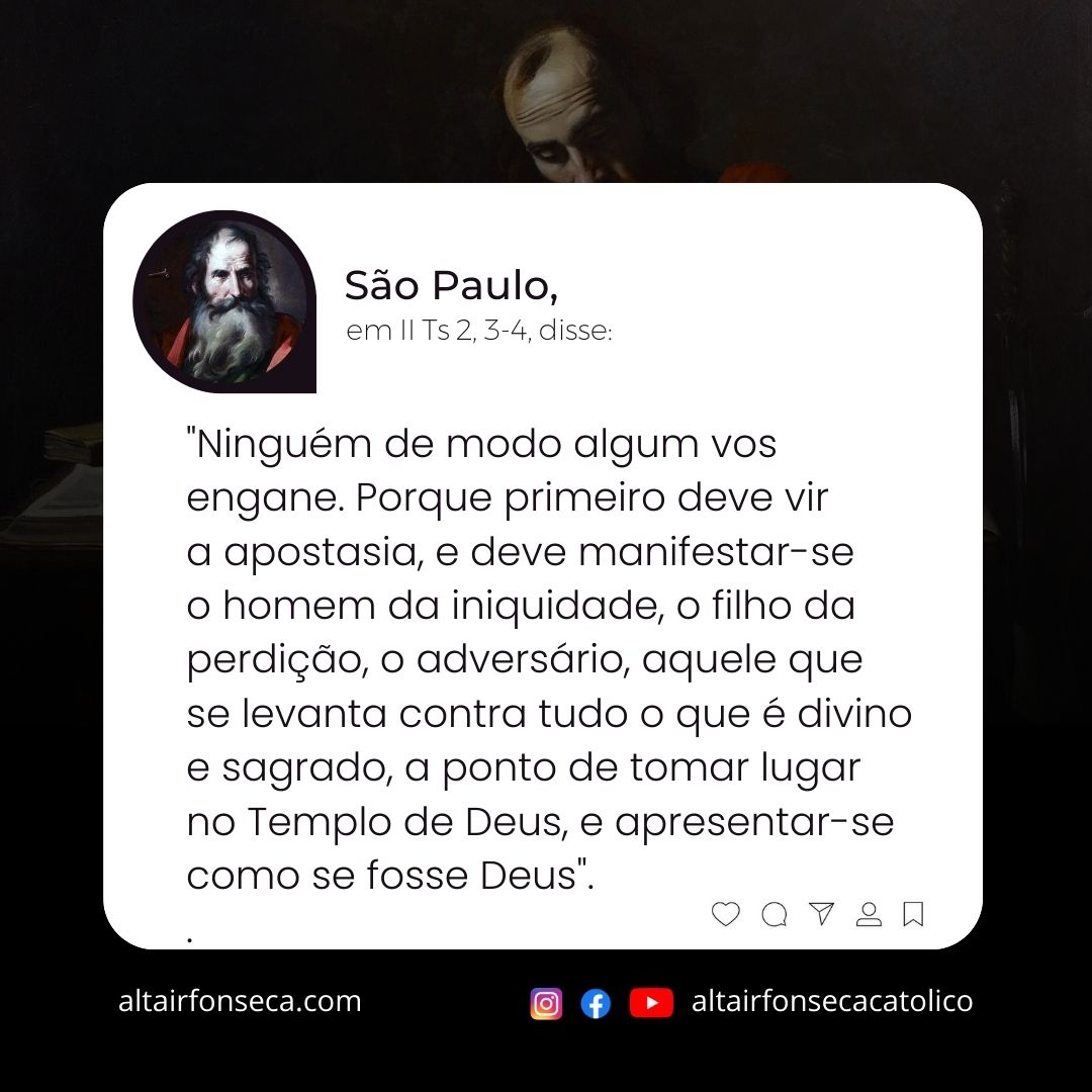 São Paulo sobre a apostasia 