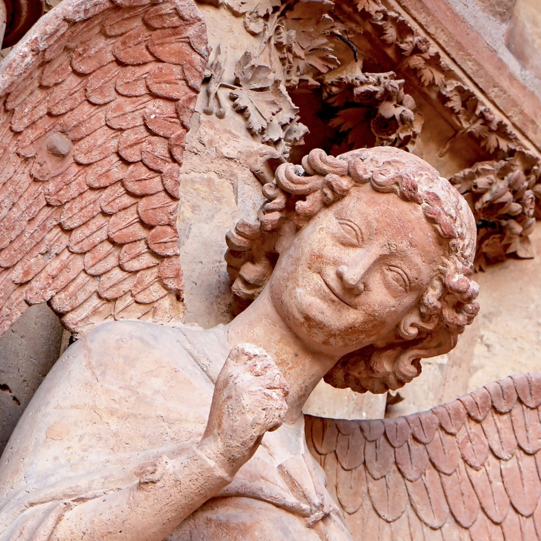 
O anjo sorridente de Reims. Foto por Frederico R. de Abranches Viotti