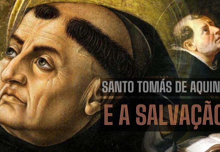 Frase de Santo Tomás de Aquino sobre o que é necessário para a salvação